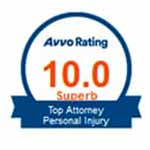 Avvo Rating | 10.0 | Superb | Top Attorney Personal Injury